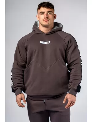 Pulover s kapuco HERO 300 RJAV Nebbia