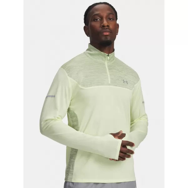  Moška majica s kratkimi rokavi UNDER ARMOUR UA TECH UTILITY 1/4 ZIP 6004963-391 ZELENA 
