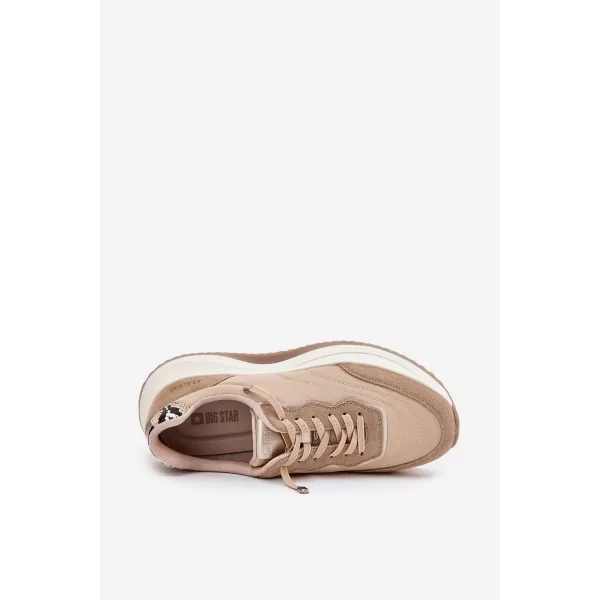  Ženske superge BIG STAR RR274A345 BEIGE Big Star Shoes 
