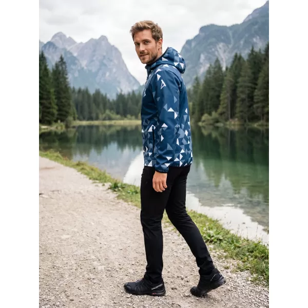  Moška vrhunska softshell jakna ALTISPORT VOJ/ALM108JACK01 MORNARSKO MODRA/BELA 