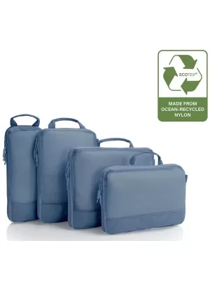 Kovček HEYS Ecotex Packing Cube 5 Pc Set MODRI OCEAN