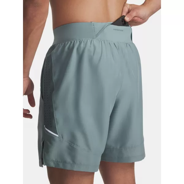  Moške kratke hlače UNDER ARMOUR UA LAUNCH PRO 2N1 7'' SHORTS 1376831-323 ZELENA 