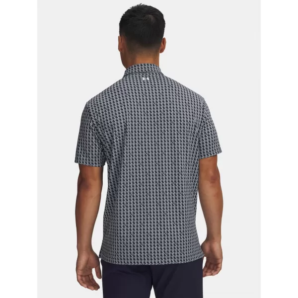  Moška majica s kratkimi rokavi UNDER ARMOUR UA T2G PRINTED POLO 6012304-412 MODRA 