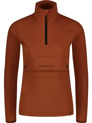 Ženski pulover NORDBLANC INEFFABLE NBSLS8226 RJAVA