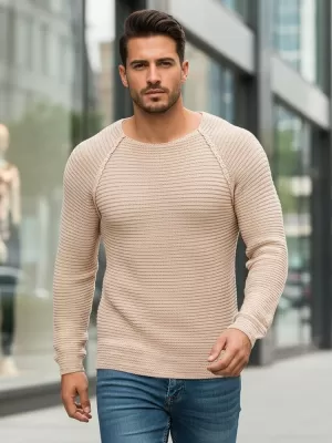 Moški pulover DSTREET WX1578 BEŽ