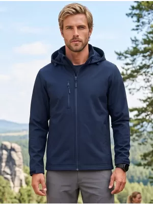 Moška softshell jakna ALTISPORT NoPrint NP/ALM845 MORNARSKO MODRA