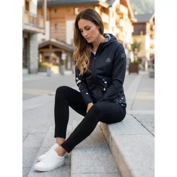  Ženska vrhunska softshell jakna ALTISPORT VOJ/ALW077JACK01 ČRNA 