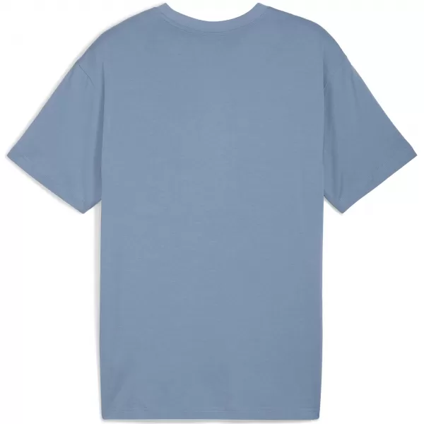  Moška majica s kratkimi rokavi PUMA GRAPHIC WORLD TOUR TEE 632112-34 HLADNO MODRA 