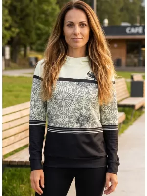 Ženski vrhunski funkcionalni pulover ALTISPORT VOJ/ALW23MI01 BELA