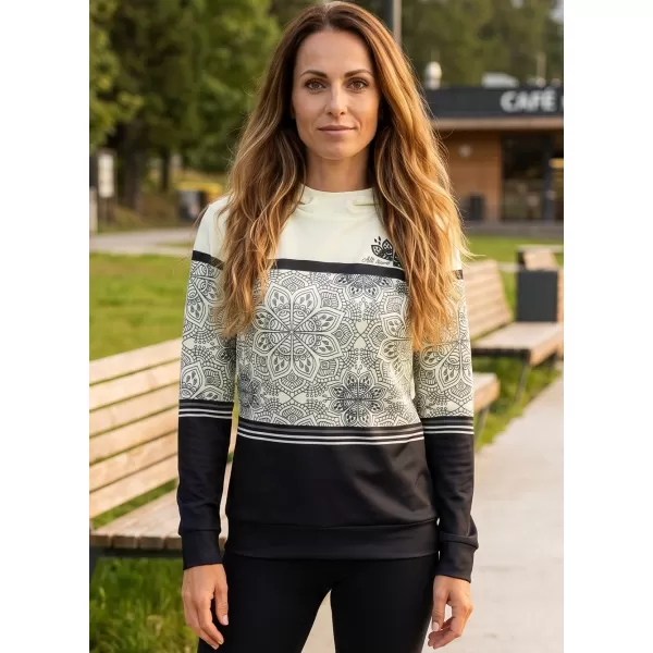  Ženski vrhunski funkcionalni pulover ALTISPORT VOJ/ALW23MI01 BELA 