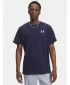 Moška majica s kratkimi rokavi UNDER ARMOUR UA M LOGO EMB HEAVYWEIGHT SS 1373997-411 MODRA