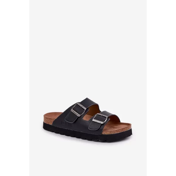  Moški natikači BIG STAR NN174531 BLACK Big Star Shoes 