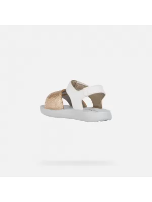 Dekliški sandali GEOX SANDAL LIGHTFLOPPY B455TB054AJC0232 BELA