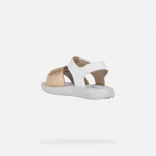  Dekliški sandali GEOX SANDAL LIGHTFLOPPY B455TB054AJC0232 BELA 