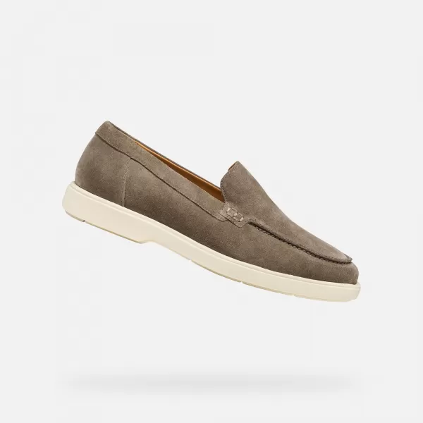  Moški mokasini GEOX SPHERICA EC17 G014394 SIVA 