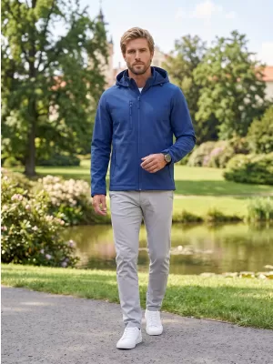Moška softshell jakna ALTISPORT NoPrint NP/ALM845 KRALJEVSKO MODRA