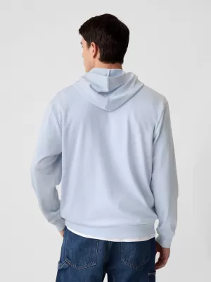Moški pulover GAP TONAL LOGO PULLOVER HOODIE 412282-03 DVOOBALNA MODRA