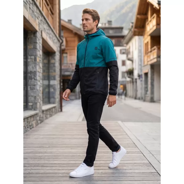  Moška vrhunska softshell jakna ALTISPORT VOJ/ALM051JACK01 KEROZIN/ČRNA 
