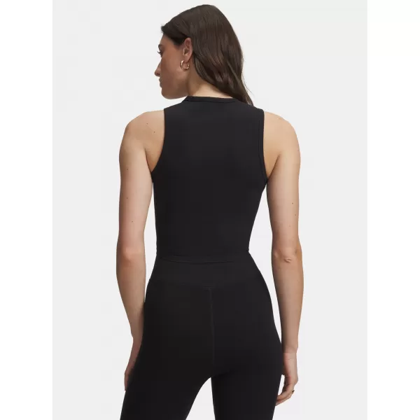  Ženski brezrokavnik UNDER ARMOUR SEAMLESS COTTON HAND TANK 6011132-008 ČRNA 