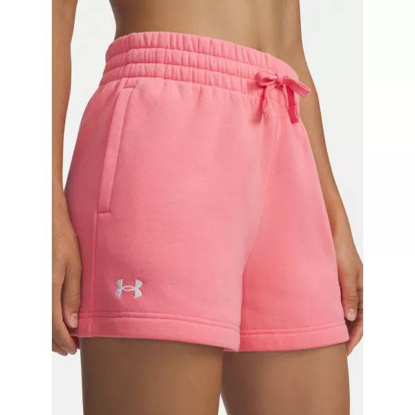  Ženske kratke hlače UNDER ARMOUR RIVAL FLEECE SHORT 1382723-600 ROZA 