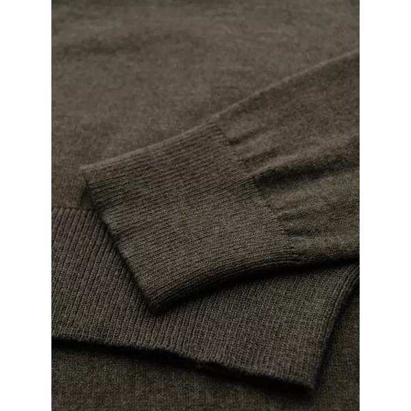  Moški pulover OMBRE OM-SWBS-0106 OLIVNI MELANGE 