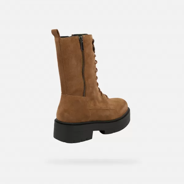  Ženski gležnjarji GEOX SPHERICA EC7 G004252 RJAVA 