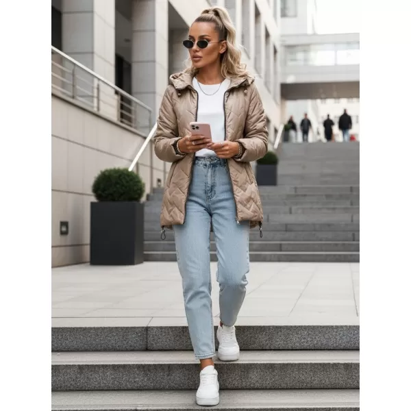  Ženska jakna DSTREET TY5609 KARAMELA 