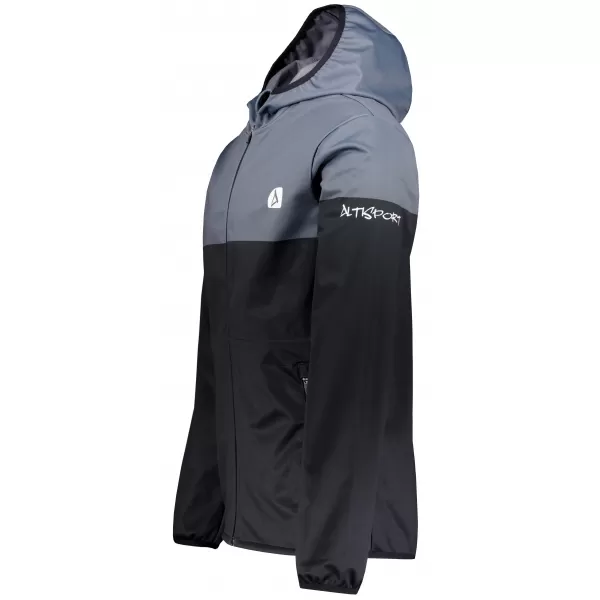  Moška vrhunska softshell jakna ALTISPORT VOJ/ALM051JACK01 SIVKASTO ČRNA 