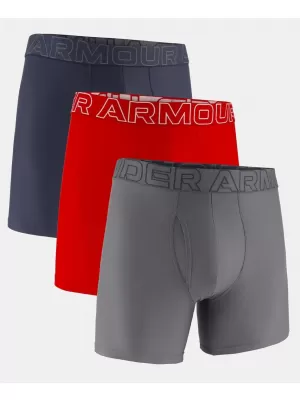 Moške kratke hlače UNDER ARMOUR PERFORMANCE TECH-SOLID 6IN-3PK 1383878-044 ČERNÁ MODRA