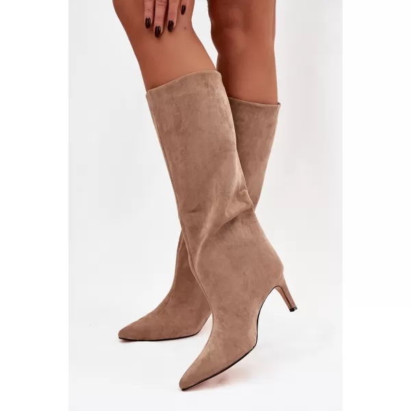 Ženski škornji BOTO JEHLU 40518 BROWN RJAVA 