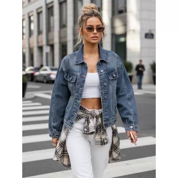  Ženska jakna DSTREET TY5632 MODRA 