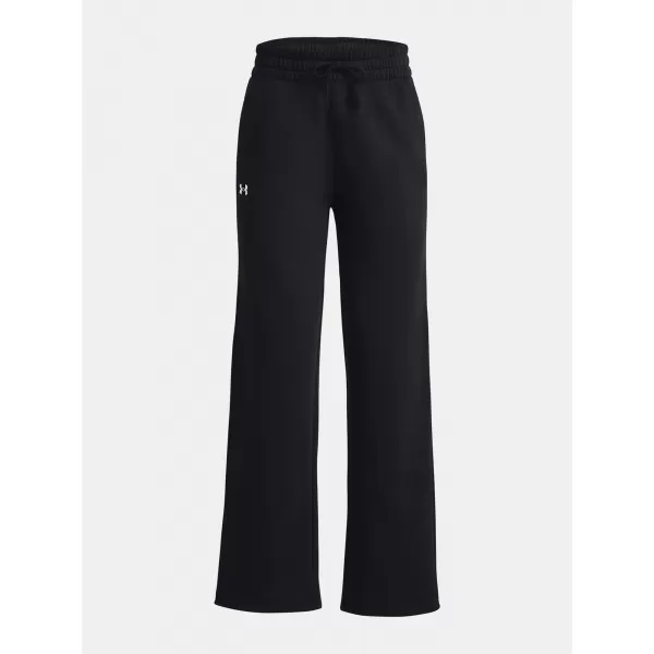  Ženske športne hlače UNDER ARMOUR RIVAL FLC STRAIGHT PANT 1381847-001 ČRNA 