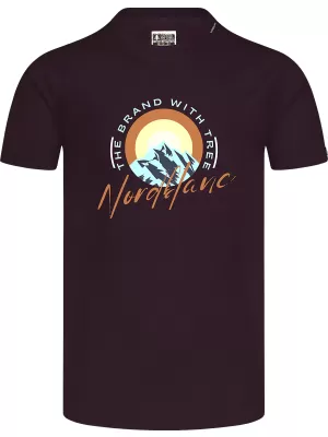 Moška majica s kratkimi rokavi NORDBLANC SUNRISE NBSMT8152 VIJOLIČNA