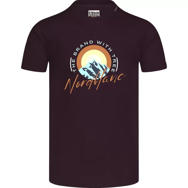  Moška majica s kratkimi rokavi NORDBLANC SUNRISE NBSMT8152 VIJOLIČNA 