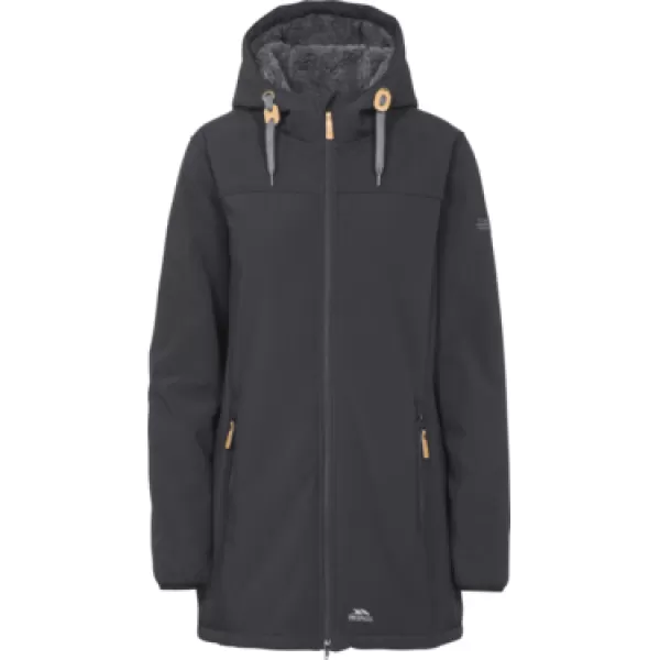  Ženski softshell plašč TRESPASS KRISTEN ČRNA 