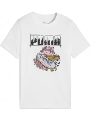 Otroška majica s kratkimi rokavi PUMA GRAPHIC TEE 688496-02 PUMA BELA