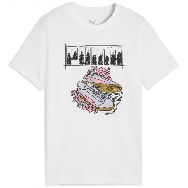  Otroška majica s kratkimi rokavi PUMA GRAPHIC TEE 688496-02 PUMA BELA 