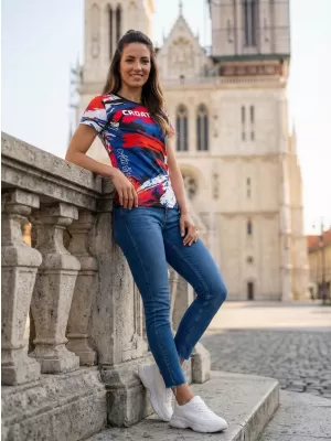 Ženska vrhunska majica s kratkimi rokavi ALTISPORT VOJ/ALW036HR/TR01 PROGE