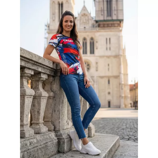  Ženska vrhunska majica s kratkimi rokavi ALTISPORT VOJ/ALW036HR/TR01 PROGE 