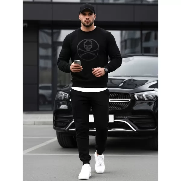  Moški pulover DSTREET BX5948 ČRNA 