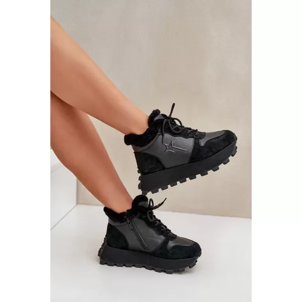  Ženski čevlji BIG STAR OO274A329 BLACK Big Star Shoes 
