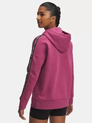 Ženski pulover UNDER ARMOUR ICON FLEECE TAPED HDY 6003708-659 RDEČA
