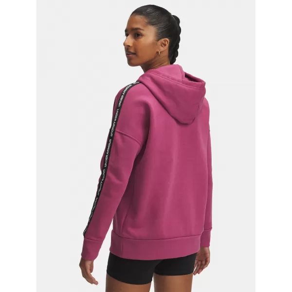  Ženski pulover UNDER ARMOUR ICON FLEECE TAPED HDY 6003708-659 RDEČA 