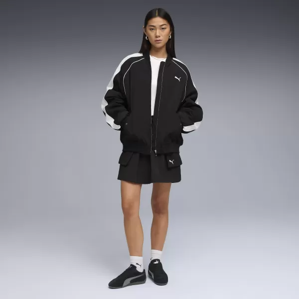  Žensko krilo PUMA WARDROBE ESS WV CARGO SKIRT 634584_01 ČRNA PUMA 