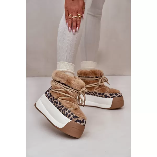  Ženski čevlji BIG STAR OO274A207 BROWN/BEIGE Big Star Shoes 