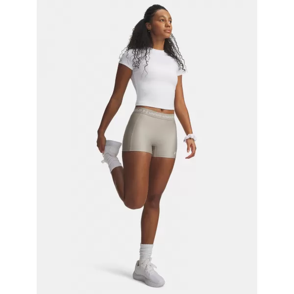  Ženske kratke hlače UNDER ARMOUR HEATGEAR SHORTY 6010725-203 RJAVA 