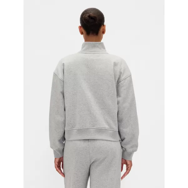  Ženski pulover GAP LOGO HALF ZIP 852841-04 HEATHER SIVA 