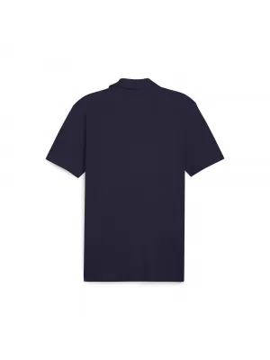 Moška majica s kratkimi rokavi z ovratnikom PUMA TEAMGOAL CASUALS POLO 658605_06 PUMA MORNARSKO MODRA/PUMA BELA