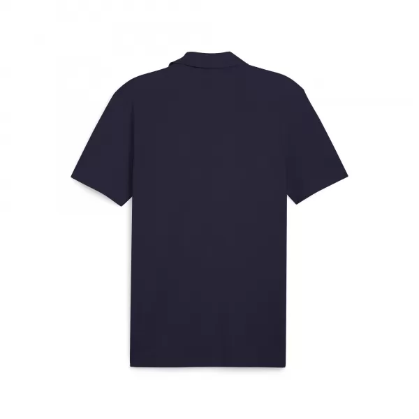  Moška majica s kratkimi rokavi z ovratnikom PUMA TEAMGOAL CASUALS POLO 658605_06 PUMA MORNARSKO MODRA/PUMA BELA 