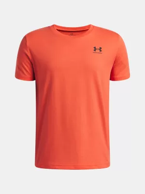 Fantovska majica s kratkimi rokavi UNDER ARMOUR B SPORTSTYLE LC SS 1389962-690 RDEČA